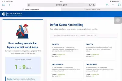 Antrean Panjang di Laman BI untuk Penukaran Uang Lebaran, Yogyakarta Tak Masuk Daftar