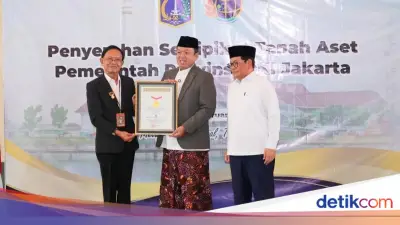 ATR/BPN Serahkan 3.922 Sertipikat Aset Pemprov DKI, Nilai Capai Rp 102 Triliun