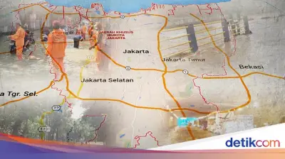 Banjir Jakarta Meluas: 168 RT Tergenang, Air Capai 1,5 Meter di Kampung Melayu