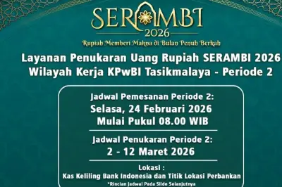 BI Tasikmalaya Sediakan Layanan Penukaran Uang Baru untuk Lebaran 2026