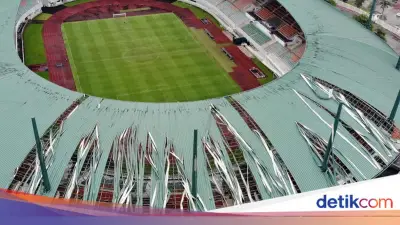 Bupati Bogor Pastikan Stadion Pakansari Tetap Beroperasi Meski Atap Rusak Diterjang Angin Kencang