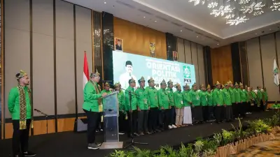 Cucun Kukuhkan DPW PKB Sumsel, Tegaskan Politik Kehadiran dan Transformasi Partai