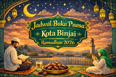 Jadwal Buka Puasa Kota Binjai Hari Ini, 27 Februari 2026