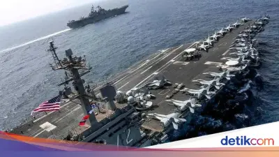 Kapal Induk Terbesar AS Dekati Iran, Warga Teheran Khawatir Perang Meletus
