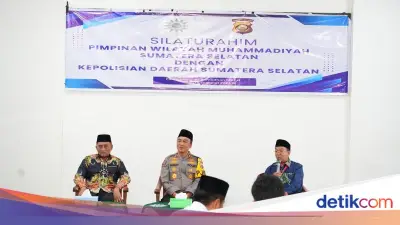 Kapolda Sumsel Silaturahmi ke PW Muhammadiyah, Perkenalkan Layanan 110
