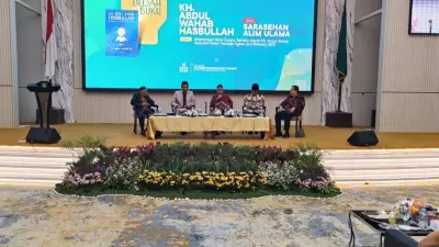Kiai Wahab Foundation Gelar Bedah Buku, Wapres Ma'ruf Amin Soroti Teladan Tokoh Bangsa
