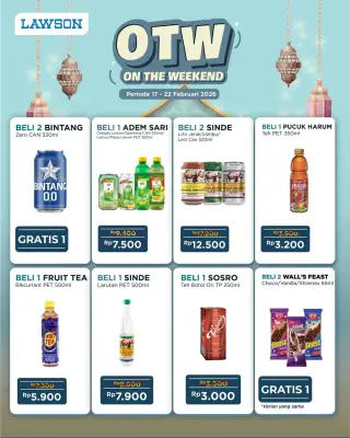 Lawson Indonesia Luncurkan Promo Akhir Pekan Februari 2026, Diskon Makanan dan Minuman