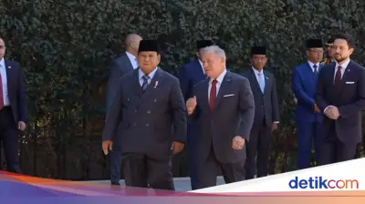 Prabowo Dikawal Jet Tempur F-16 Saat Kunjungan Kenegaraan ke Yordania