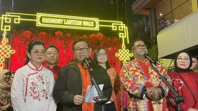 Pramono Anung Buka Festival Imlek Jakarta 2026 di Bundaran HI dengan Meriah