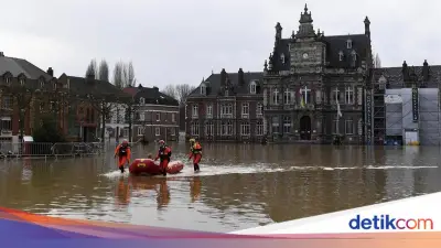 Prancis Barat Dilanda Hujan 35 Hari, Banjir Parah Tewaskan Warga