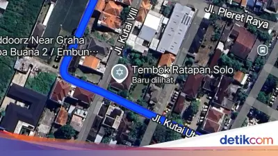 Rumah Jokowi di Solo Viral Diberi Label 'Tembok Ratapan Solo' di Google Maps