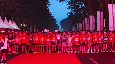 Soekarno Run 2026 Dimulai: Hasto Kristiyanto Ikut Berlari di Tengah Hujan