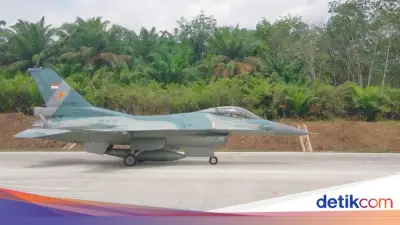 Uji Coba Bersejarah: Pesawat Tempur F-16 dan Super Tucano Mendarat di Tol Trans Sumatera
