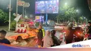 Banjir Kolong Tol Puri Kembangan Jakbar Picu Macet Parah, Genangan Mulai Surut