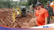 Gubernur Jateng Tinjau Longsor Cilacap, Percepat Pencarian Korban Tertimbun