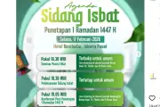 Kemenag Gelar Sidang Isbat Tertutup untuk Tentukan Awal Ramadhan 1447 H