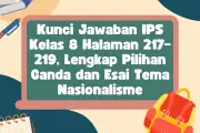 Kunci Jawaban IPS Kelas 8 Halaman 217-219: Lengkap Pilihan Ganda dan Esai
