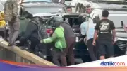 Polisi Ungkap Kronologi Mobil Lawan Arah Tabrak Kendaraan di Gunung Sahari