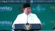 Prabowo Tegaskan Kerukunan Pemimpin Kunci Kemajuan Bangsa di Mujahadah Kubro NU