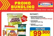 Promo Indomaret 27 Februari: Paket Beras dan Gula Mulai Rp99 Ribuan