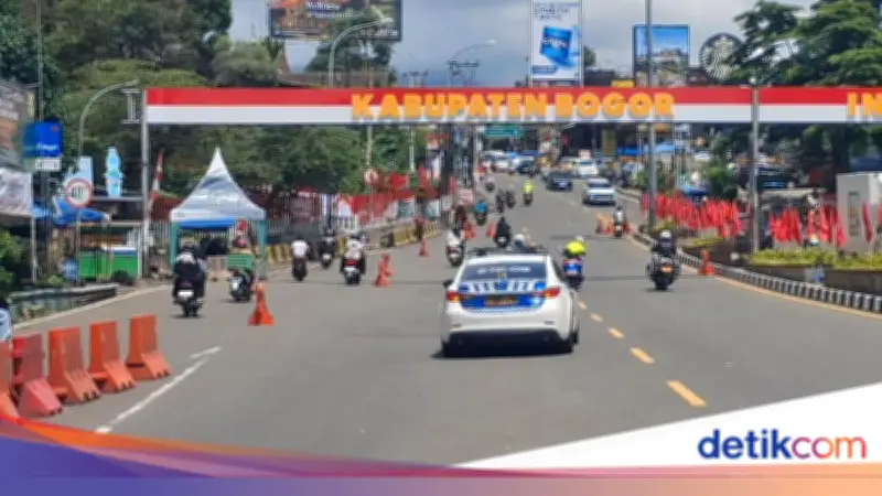 31 Ribu Kendaraan Padati Puncak Bogor, Sistem One Way Diterapkan Siang Ini