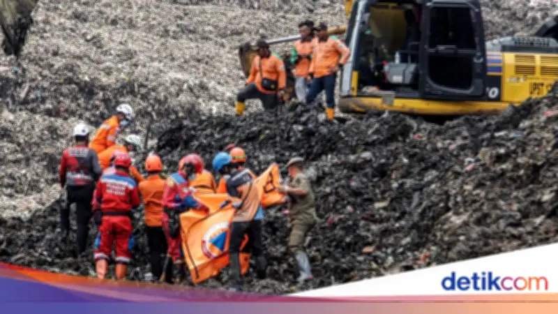 KLH Usut Longsor di TPST Bantargebang, 6 Korban Jiwa Tewas dalam Tragedi Sampah