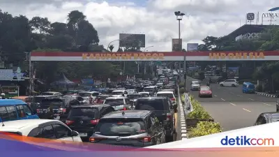 Arus Balik Lebaran, Puncak Bogor Tetap Ramai Wisatawan hingga Siang Ini