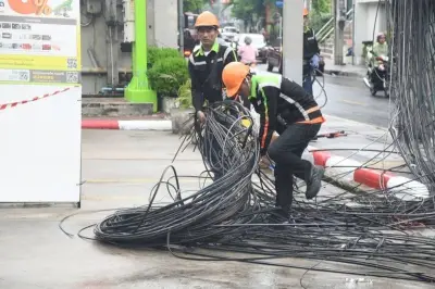 Bangkok Percepat Proyek Kabel Bawah Tanah, Target 317 Km Rampung 2032