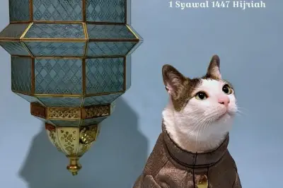 Bobby Kertanegara, Kucing Presiden Prabowo, Rayakan Lebaran Kedua di Istana Negara