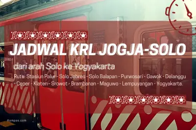 Cek Jadwal KRL Jogja-Solo Akhir Pekan 28-29 Maret 2026 untuk Perjalanan Efisien