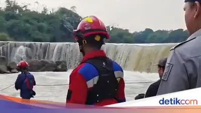 Dua Remaja Tenggelam di Curug Parigi Bogor Usai Terpeleset Saat Menyeberang