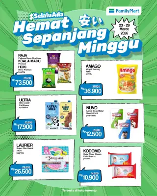 FamilyMart Indonesia Luncurkan Promo Diskon Hemat Sepanjang Minggu