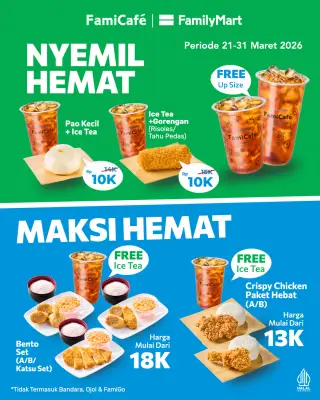 FamilyMart Luncurkan Promo Diskon Makanan dan Minuman Hingga Akhir Maret 2026