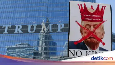 Gelombang Protes 'No Kings' Menggema di AS, Tolak Kepemimpinan Trump