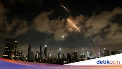 Iran dan Lebanon Serang Israel, Sirene Meraung di Yerusalem dan Tel Aviv