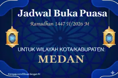 Jadwal Buka Puasa di Medan Hari Ini, Senin 2 Maret 2026