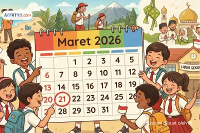 Jadwal Libur Lebaran 2026 untuk Siswa dan Guru: Dua Minggu Cuti Bersama