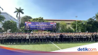 Kapolda Metro Pimpin Apel 1.000 Personel Brimob Remaja, Serukan Jaga Kehormatan Institusi