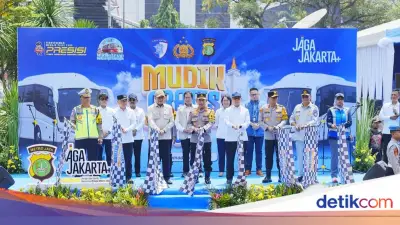 Kapolri Lepas Ribuan Pemudik Gratis, Tegaskan Keamanan Mudik 2026