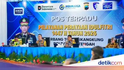 Kapolri Tinjau GT Kalikangkung, Pastikan Operasi Ketupat 2026 Berjalan Maksimal