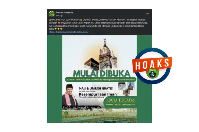 Kemenag Tegaskan Undian Haji-Umrah Gratis 2026 Adalah Hoaks Penipuan