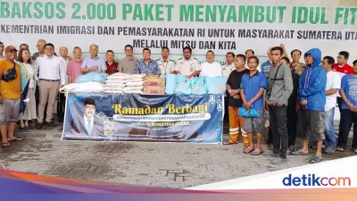 Kemenimipas Salurkan Belasan Ribu Paket Bansos ke Warga Sumut Menjelang Lebaran