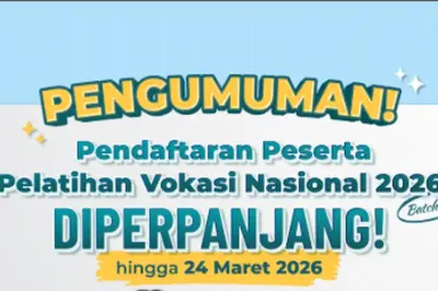 Kemnaker Hapus Batasan Tahun Kelulusan untuk Program Pelatihan Vokasi Nasional 2026