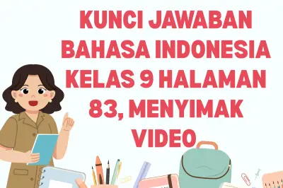 Kunci Jawaban Bahasa Indonesia Kelas 9 Halaman 83: Panduan Menyimak Video