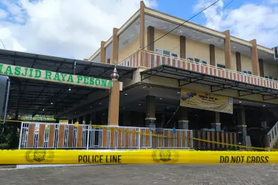 Ledakan Guncang Masjid Raya Pesona Regency Jember Saat Shalat Tarawih