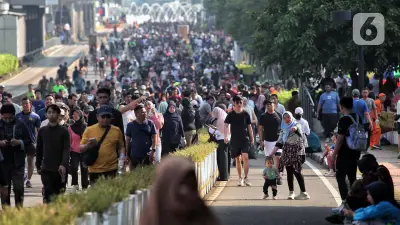 Libur Lebaran, Car Free Day Jakarta Ditiadakan Hari Ini