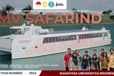 Mahasiswa Teknik Perkapalan UI Raih Juara 1 Desain Kapal Feri di New York