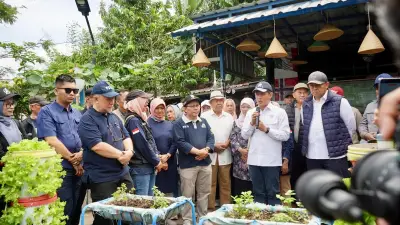 Menteri LH Hanif Faisol: Kota Bandung Masih Butuh Pembinaan Pengelolaan Sampah