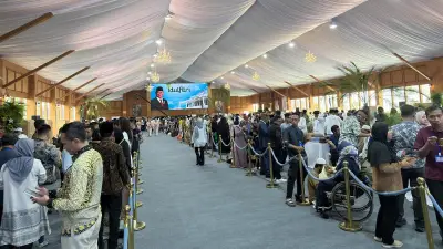 Menu Makanan Nusantara di Open House Presiden Prabowo, Warga Disabilitas Diutamakan