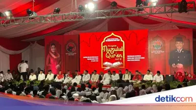 PDIP Jatim Santuni 500 Anak Yatim dan 50 Janda Dhuafa dalam Peringatan Nuzulul Quran